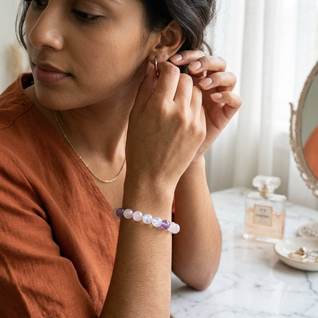 Zodiac Libra Bracelet — lifestyle shot | Kubair