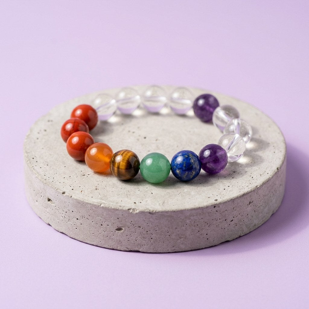 7 Chakra Bracelet — studio product photo | Kubair