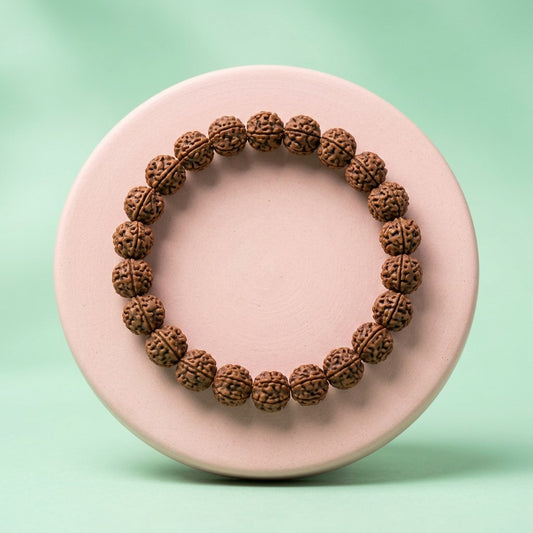 7 Mukhi Rudraksha Bracelet — studio product photo | Kubair