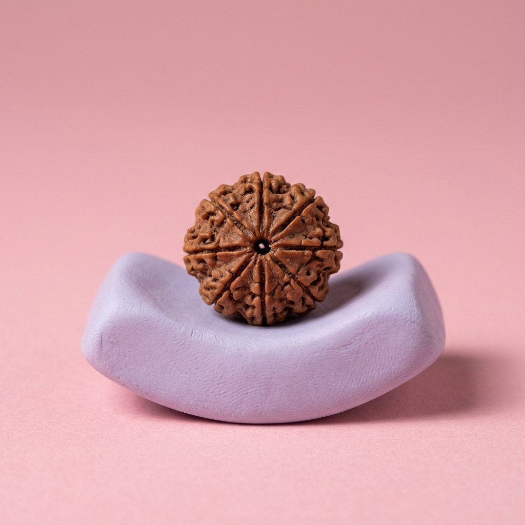 8 Mukhi Rudraksha — studio product photo | Kubair