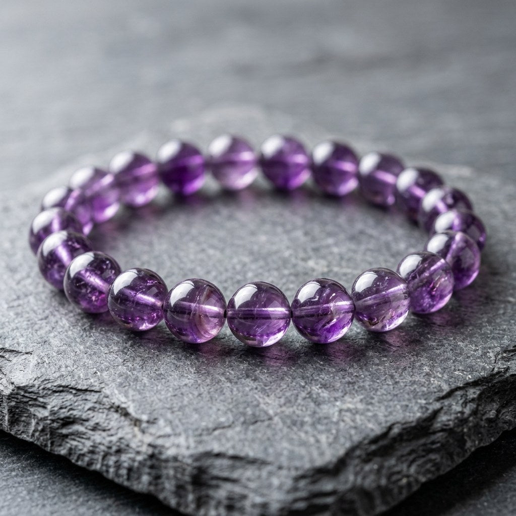 Amethyst Bracelet — close-up detail | Kubair