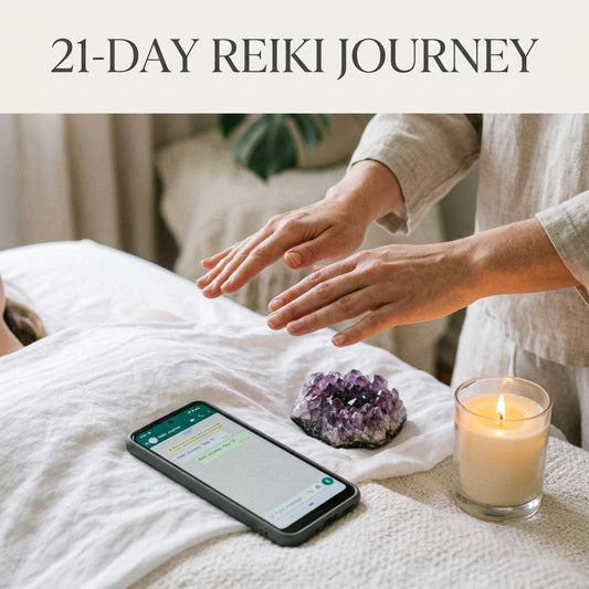 Reiki 21-Day Journey — includes ₹500 bracelet credit — product image | Kubair