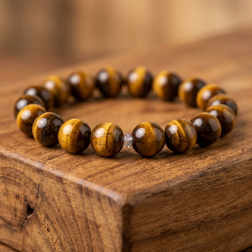 Tiger's Eye Bracelet — close-up detail | Kubair