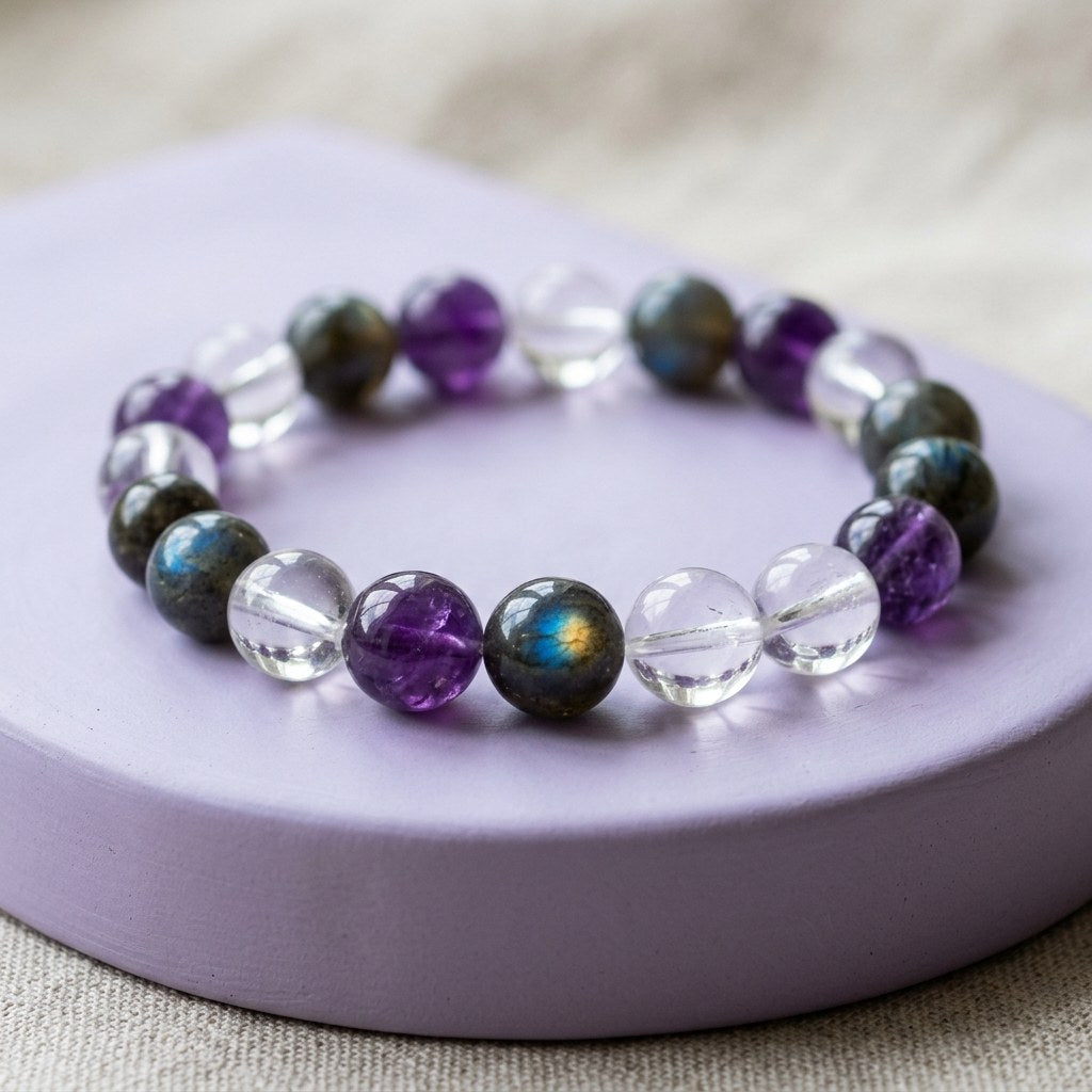 Zodiac Aquarius Bracelet — close-up detail | Kubair
