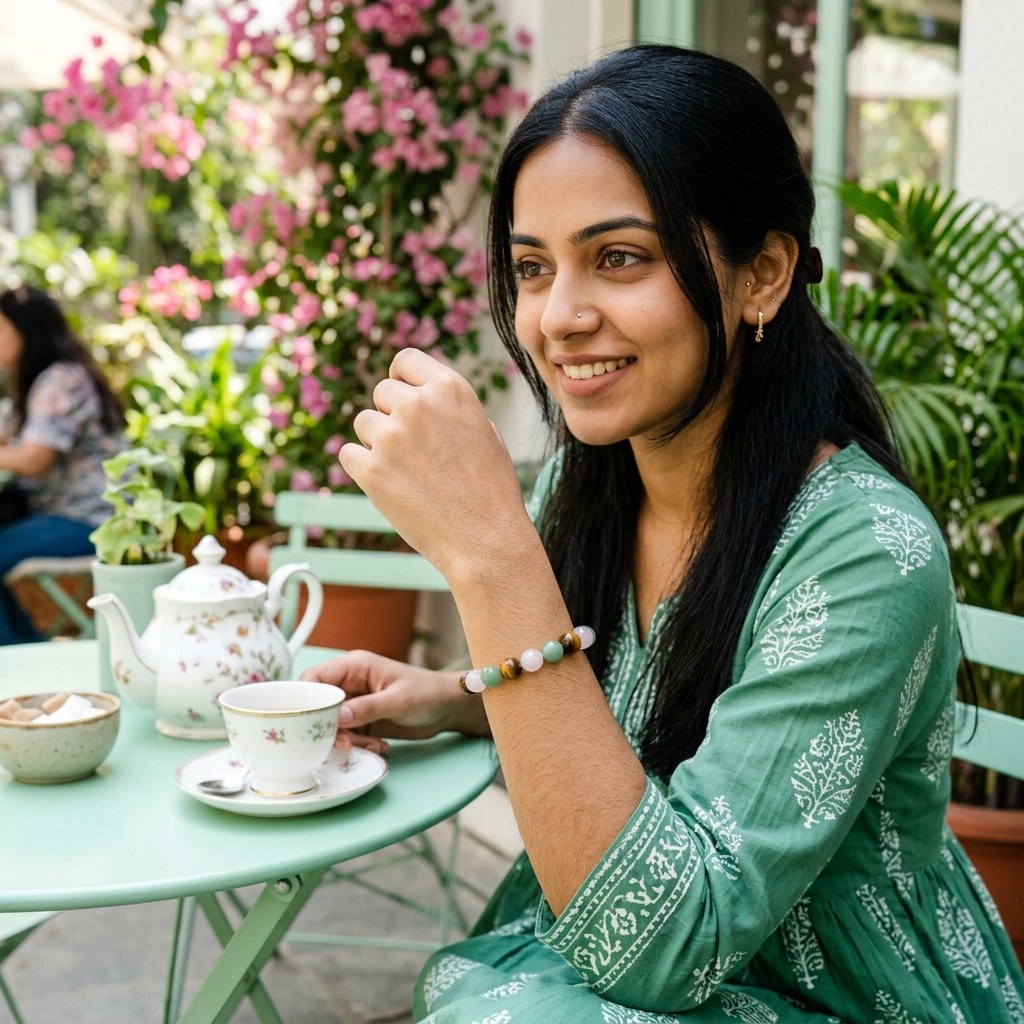 Zodiac Taurus Bracelet — lifestyle shot | Kubair